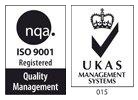 ISO 9001 registriert (Qualitätsmanagement) UKAS